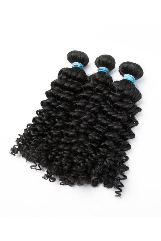 Blue Rubber band Bundles-Curly