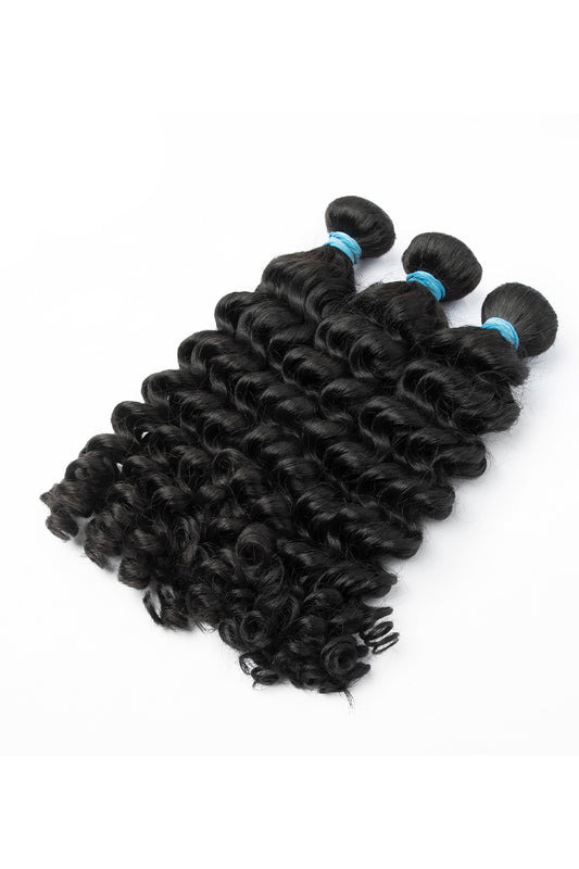 Blue Rubber band Bundles-Deep wave