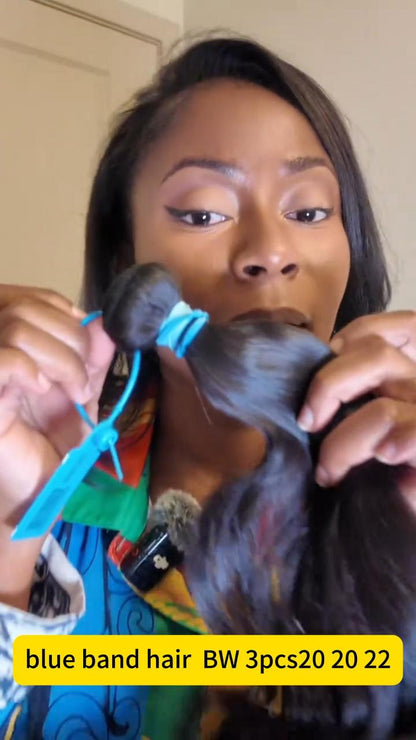 KBL Blue Band Raw Hair – Premium Factory Raw Bundles Loved by Customers