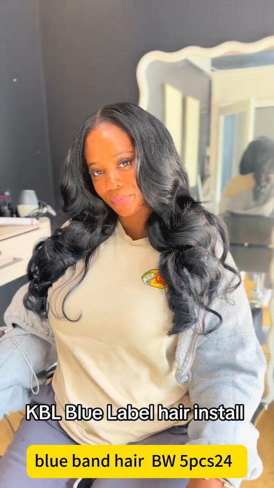 KBL Blue Band Raw Hair 5pcs Bundle Deals