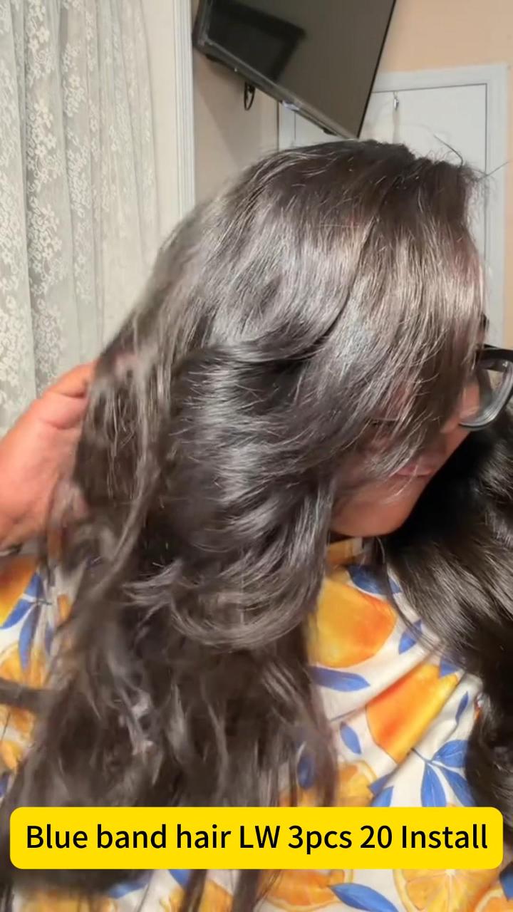 KBL Blue Band Raw Straight Hair 3pcs Bundle Deals