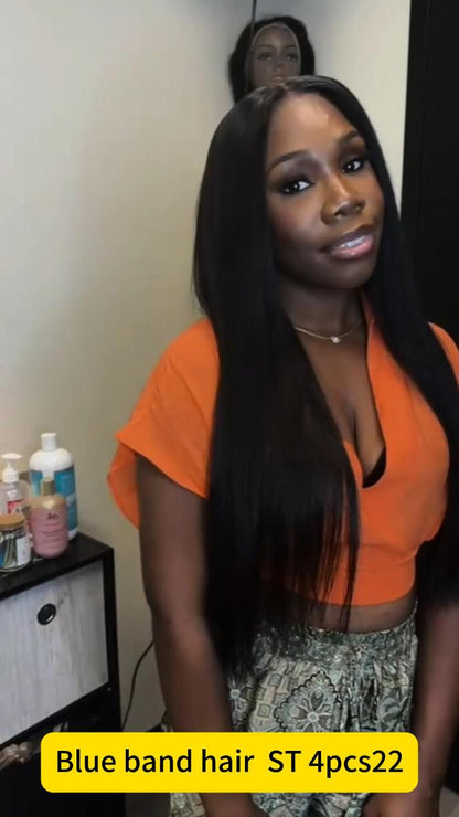 KBL Blue Band Raw Burmese Curly – Full, Natural &amp; Defined Curly Raw Hair 4pcs Bundle Deals