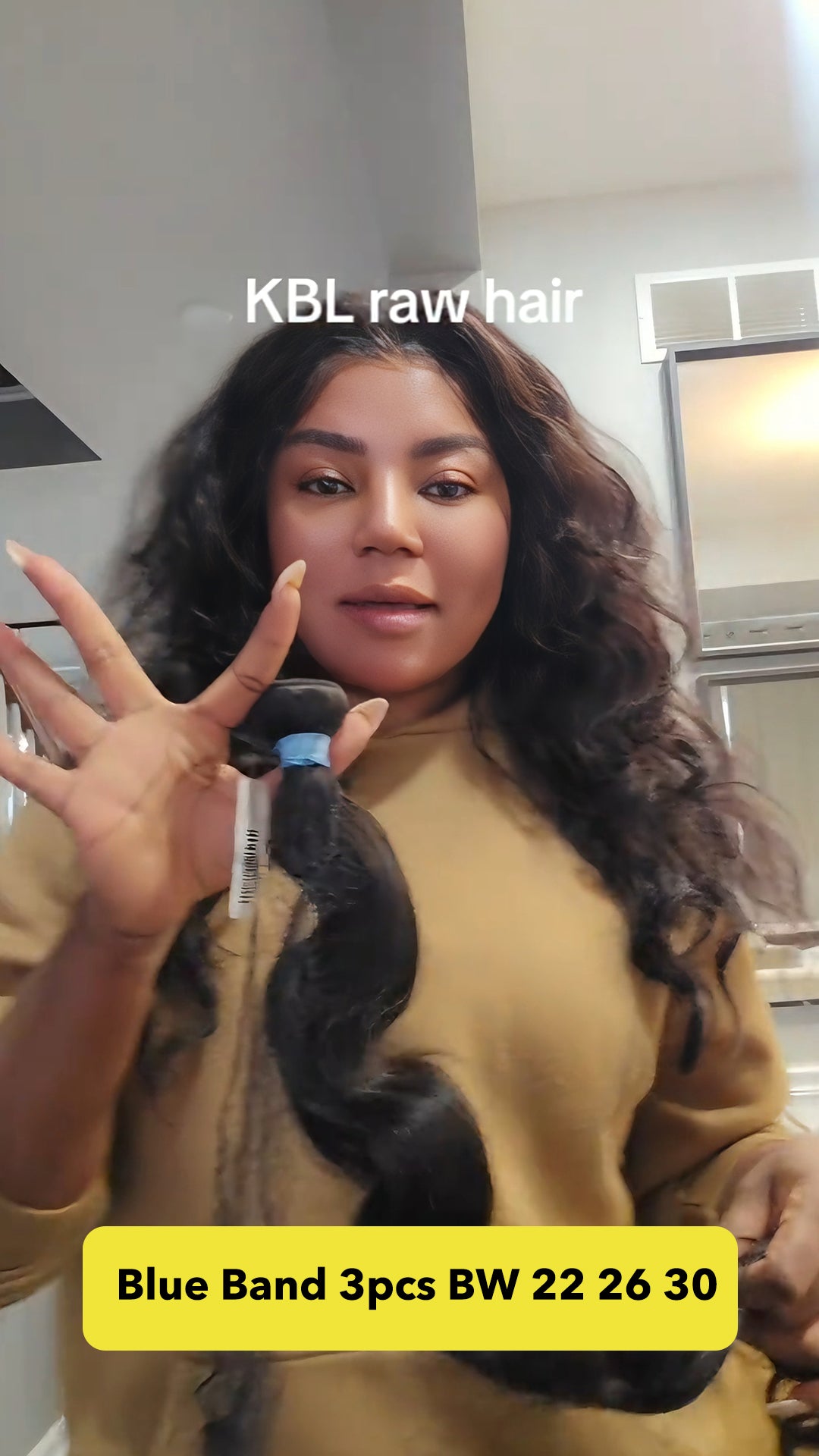 KBL Blue Band 100% Human Hair Bundles - 3pcs 22''26''30'' inch Body Wave Bundle Deals