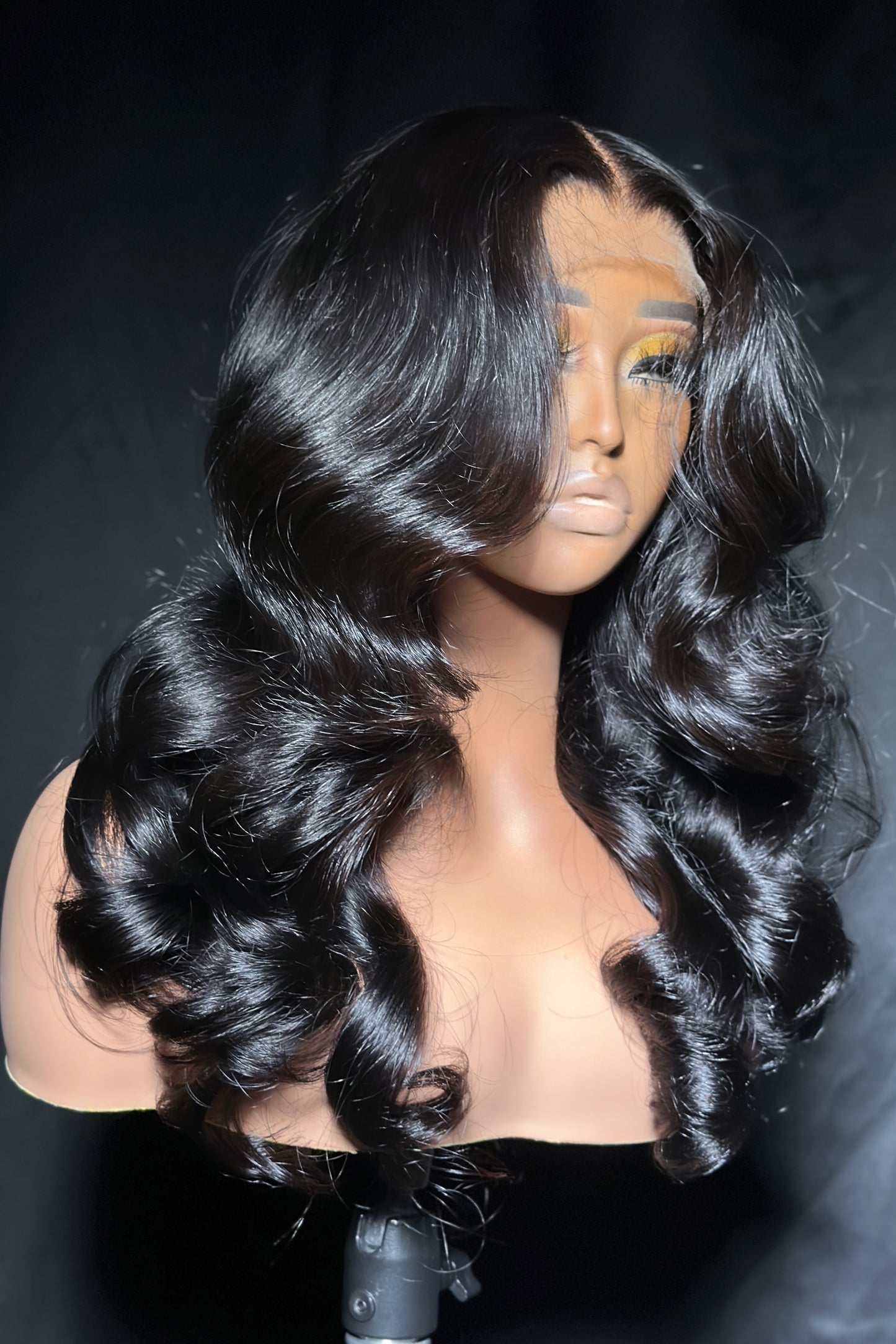 KBL Hair 5x5 Glueless wig Thai Raw hair HD lace closure wigs 200% density Loose wave wigs