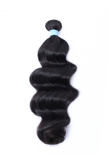 Blue Rubber band  Bundles-Loose wave