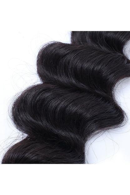 Blue Rubber band  Bundles-Loose wave