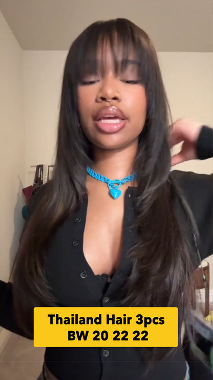 KBLHair Raw Thailand Hair 3pcs 20''22''22" inch Body Wave Bundle Deals – Premium Silky Bundles Loved by Customers