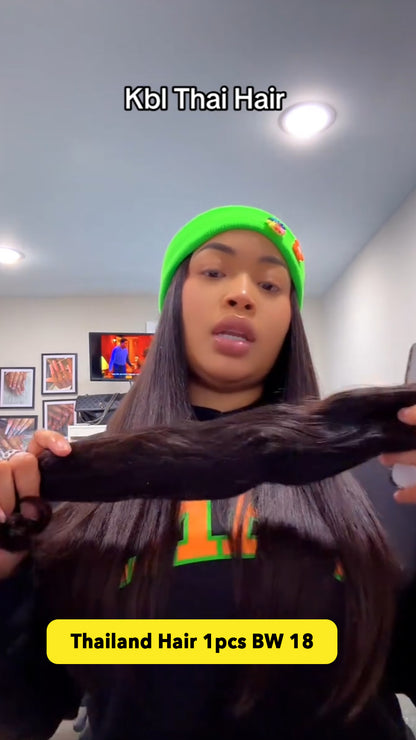 KBLHair Raw Thailand Hair 3pcs 18 inch Straight Bundle Deals – Premium Silky Bundles Loved by Customers
