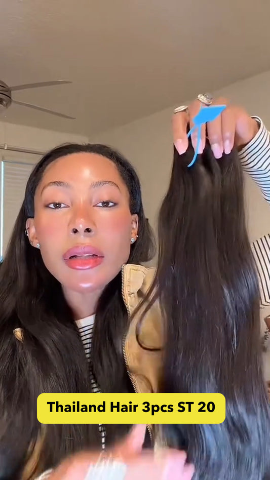 KBL Hair Raw Thailand Hair 3pcs 20 inch Straight Bundle Deals – Premium Silky Bundles Loved by Customers