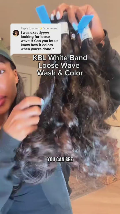 KBL T1 White Band Raw Hair 4 Bundle Deals – Silky, Smooth, High-Density Raw Hair