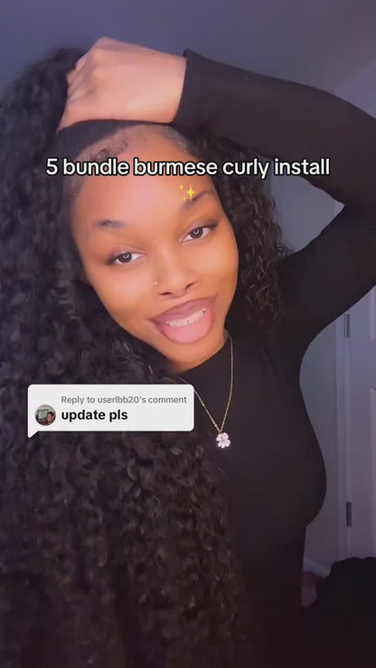 KBLHair Raw Thailand Hair 5pcs 22''24''24''26''26' inch Burmese Wavy Bundle Deals – Premium Silky Bundles Loved by Customers