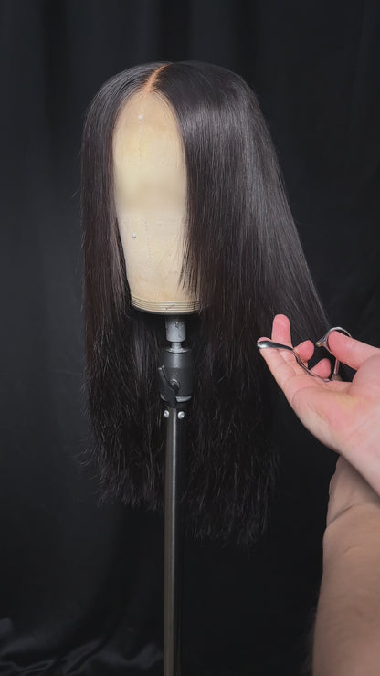 KBL Hair 5x5 Glueless wig Thai Raw hair HD lace closure wigs 200% density Loose wave wigs