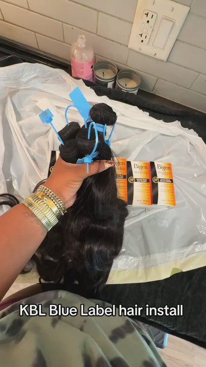 KBL Blue Band Raw Straight Hair 5pcs Bundle Deals